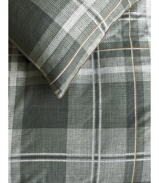 Rivièra Maison Rivièra Maison Tartan Check Groen kussensloop