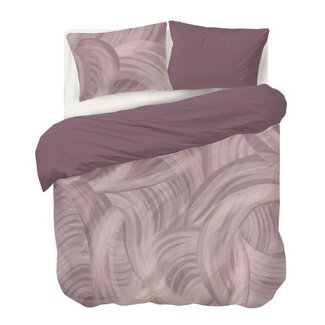 Auping Mauve twists dekbedovertrek