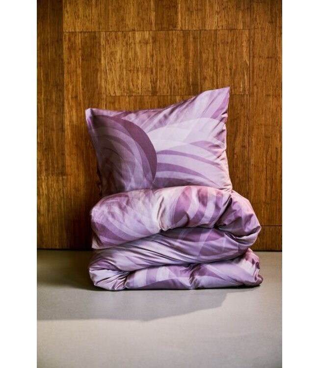 Auping Mauve twists dekbedovertrek