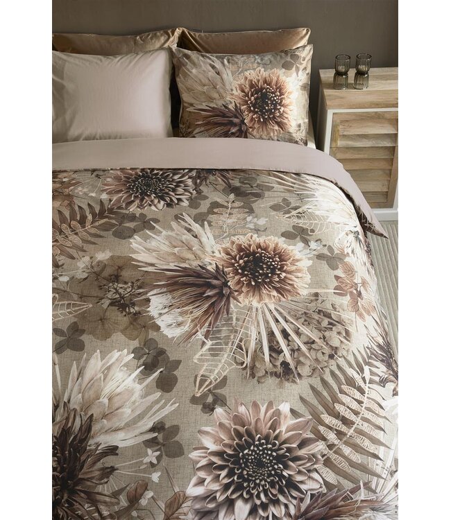 Riviera Maison Protea Dekbedovertrek Sand