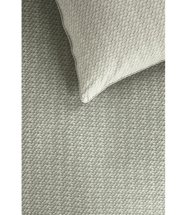 Riviera Maison Dekbedovertrek Bambu Grijsgroen