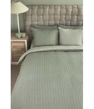 Rivièra Maison Riviera Maison Dekbedovertrek Bambu Grijsgroen