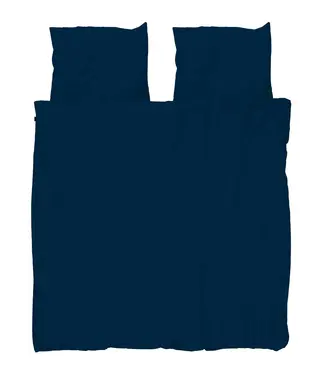 Snurk Navy Blue dekbedovertrek flanel 240x200/220