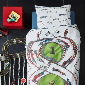 Beddinghouse Beddinghouse Kids Race Track Multi Katoen 140x200/220