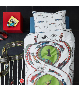 Beddinghouse Beddinghouse Kids Race Track Multi Katoen 140x200/220