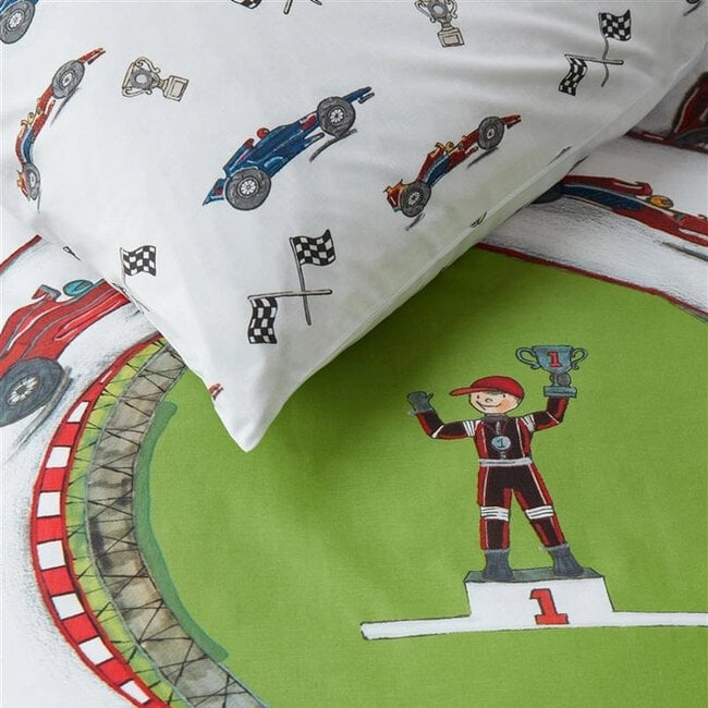 Beddinghouse Kids Race Track Multi Katoen 140x200/220
