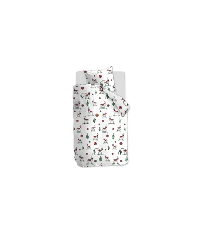 Beddinghouse Kids Lama Adventure dekbedovertrek multi 140x200/220