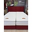 LeDorm Regale 180x210 cm Boxspring rood Incl. hoofdbord.