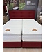 LeDorm Regale 180x210 cm Boxspring rood Incl. hoofdbord.