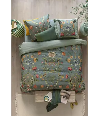 Pip Studio PIP Studio Botanico Verde Blue Dekbedovertrek