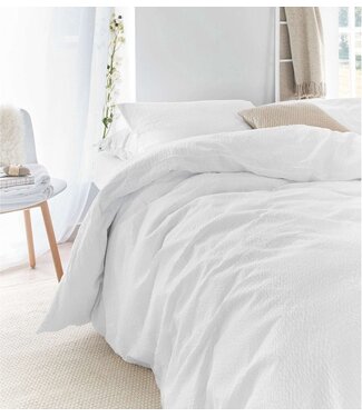 Beddinghouse Beddinghouse Wave White dekbedovertrek