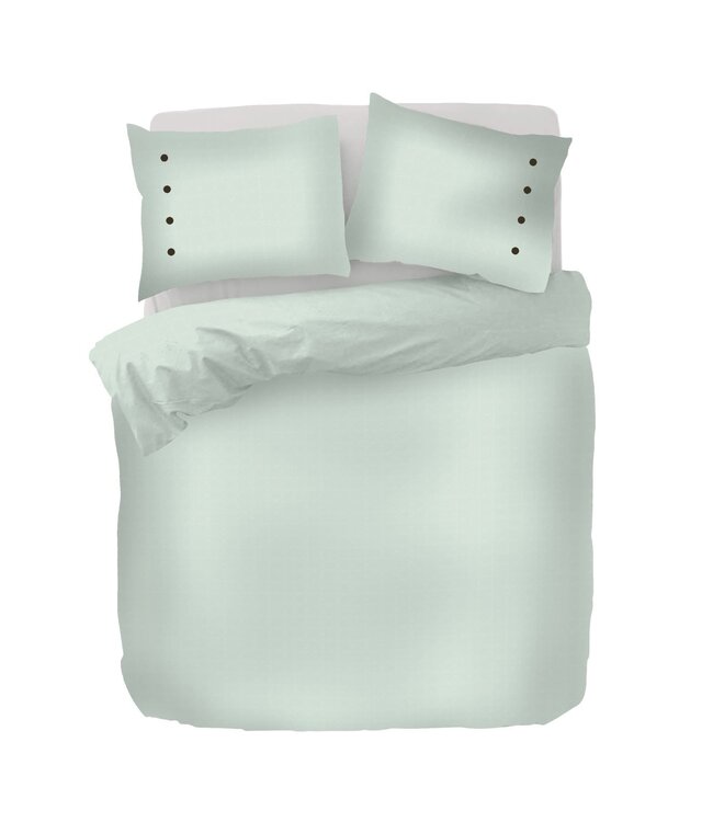 Kayori Shizu dekbedovertrek Katoensatijn Groen