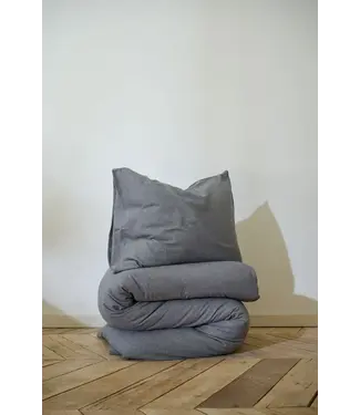 Auping Auping Flannel grey kussensloop 60x70