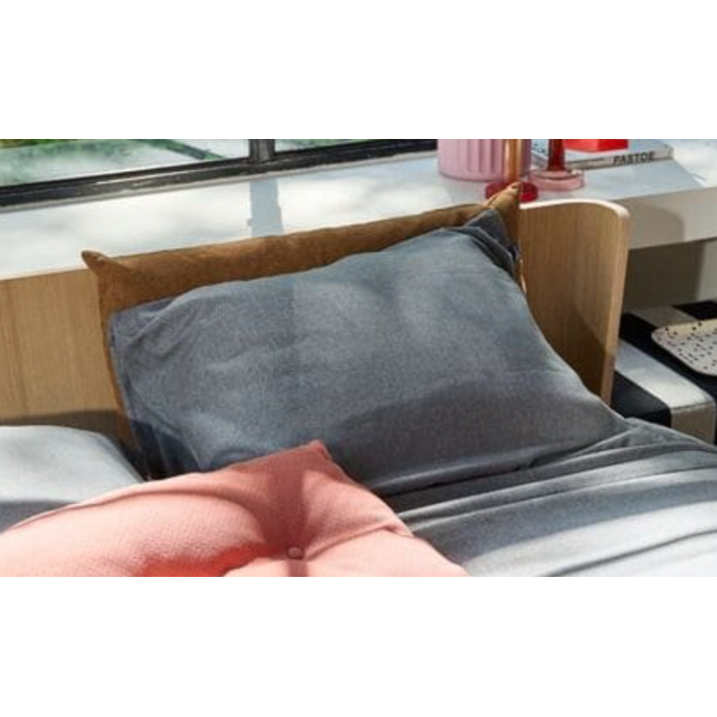 Auping Flannel grey kussensloop 60x70