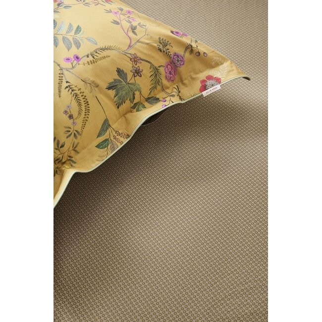 Pip Studio Twinkle Star Hoeslaken Geel kaki