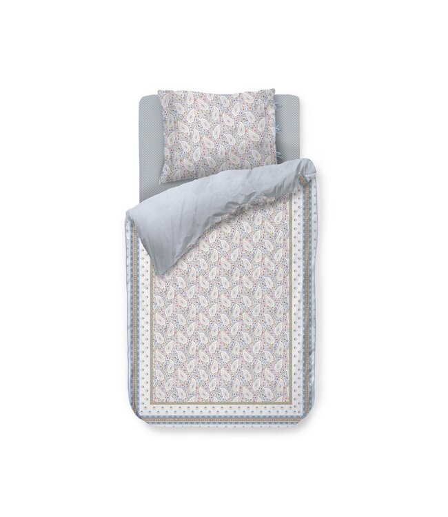 Pip Studio Kairi Bloom Licht blauw dekbedovertrek