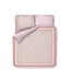 Pip Studio Kairi Bloom Licht roze dekbedovertrek