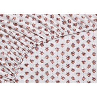 Pip Studio Pip Studio Jaipur Flower Hoeslaken Licht blauw