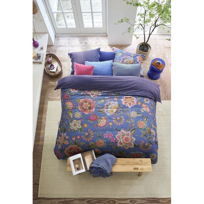 Pip Studio Bombay Bold Donkerblauw dekbedovertrek