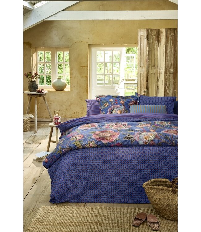 Pip Studio Bombay Bold Donkerblauw dekbedovertrek