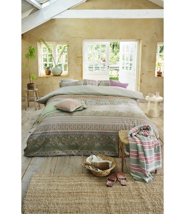 Pip Studio Bollywood Dreams Groen dekbedovertrek