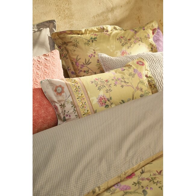 Pip Studio Bodhi Flower Geel dekbedovertrek