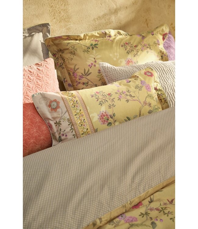 Pip Studio Bodhi Flower Geel dekbedovertrek