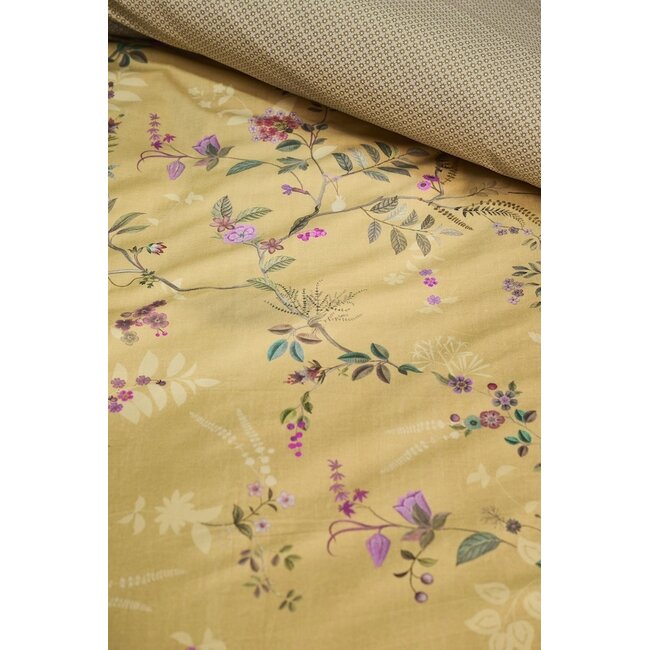 Pip Studio Bodhi Flower Geel dekbedovertrek