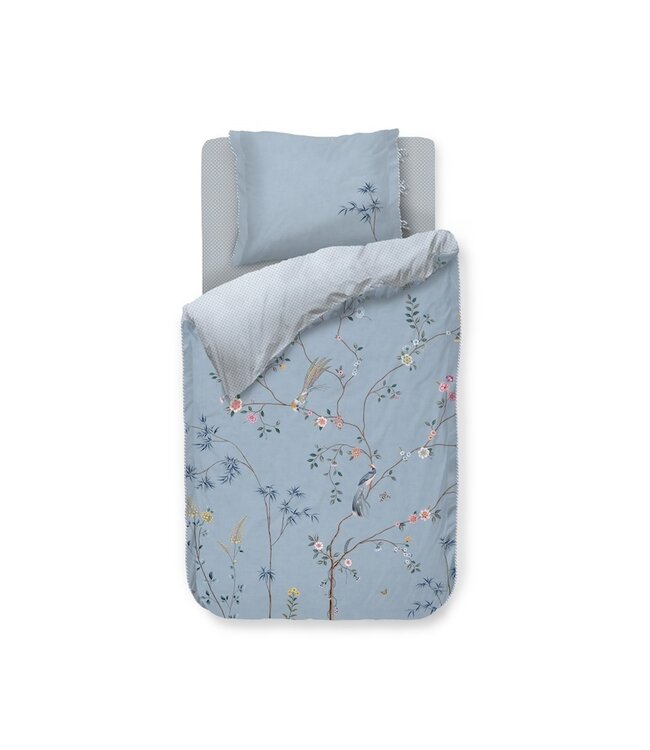 Pip Studio Bamboo Blossom Licht blauw dekbedovertrek