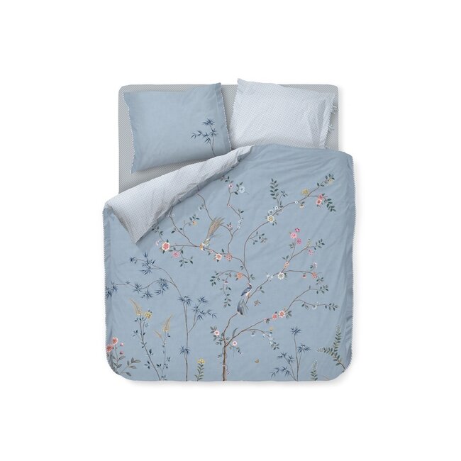 Pip Studio Bamboo Blossom Licht blauw dekbedovertrek