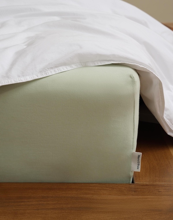 Marc O'Polo Premium Organic Jersey hoeslaken Calm sage