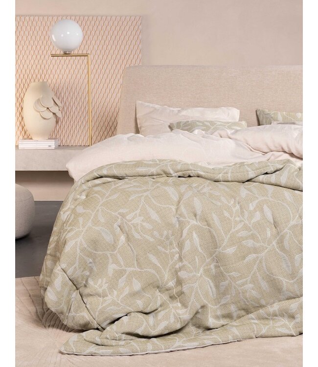 Essenza Willow quilt stone gray