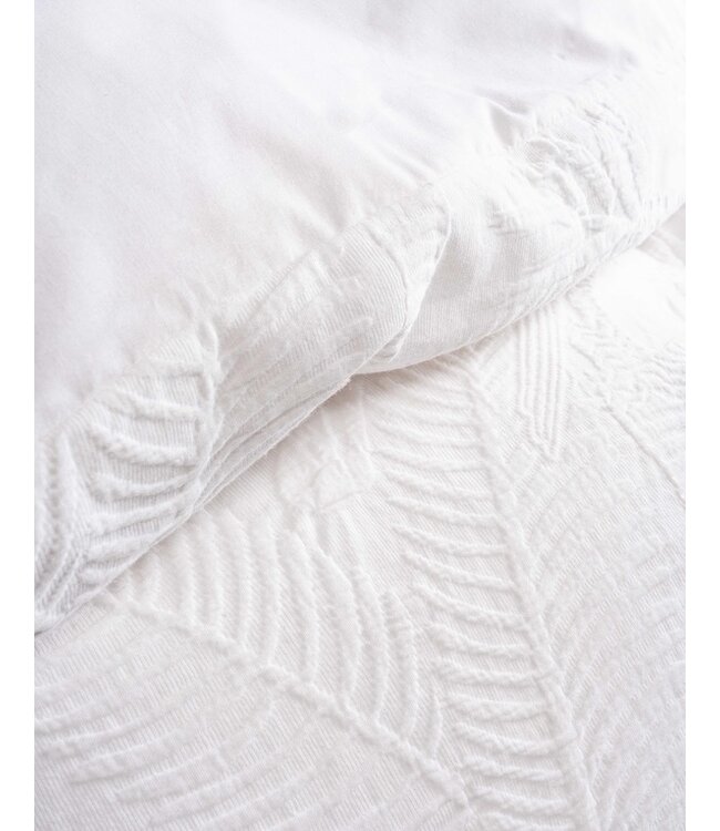 Essenza Palma White dekbedovertrek
