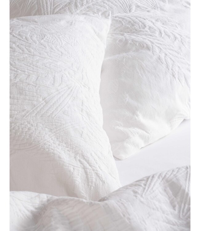 Essenza Palma White dekbedovertrek