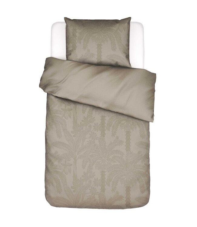 Essenza Palma Taupe dekbedovertrek