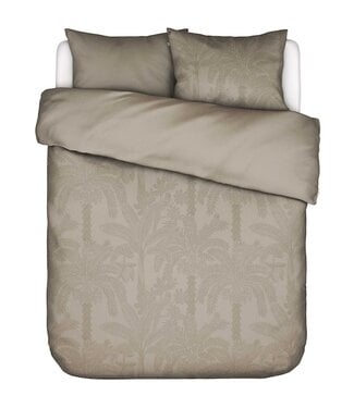 Essenza Essenza Palma Taupe dekbedovertrek