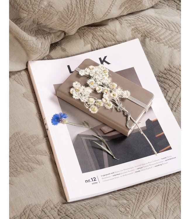 Essenza Palma Taupe dekbedovertrek