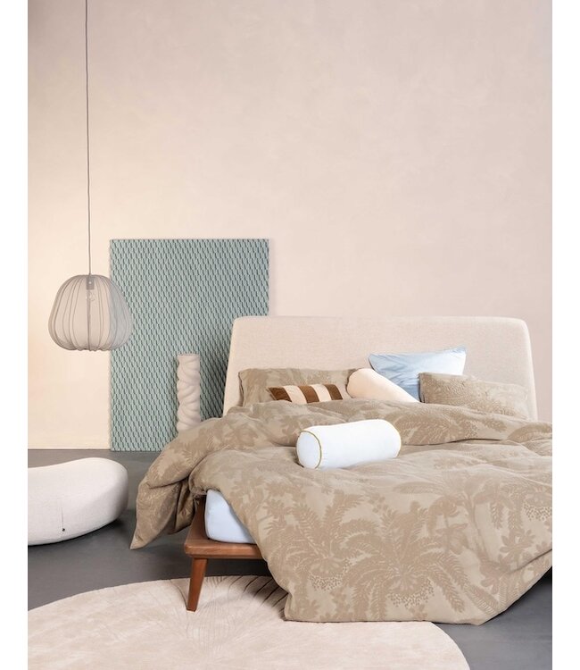 Essenza Palma Taupe dekbedovertrek