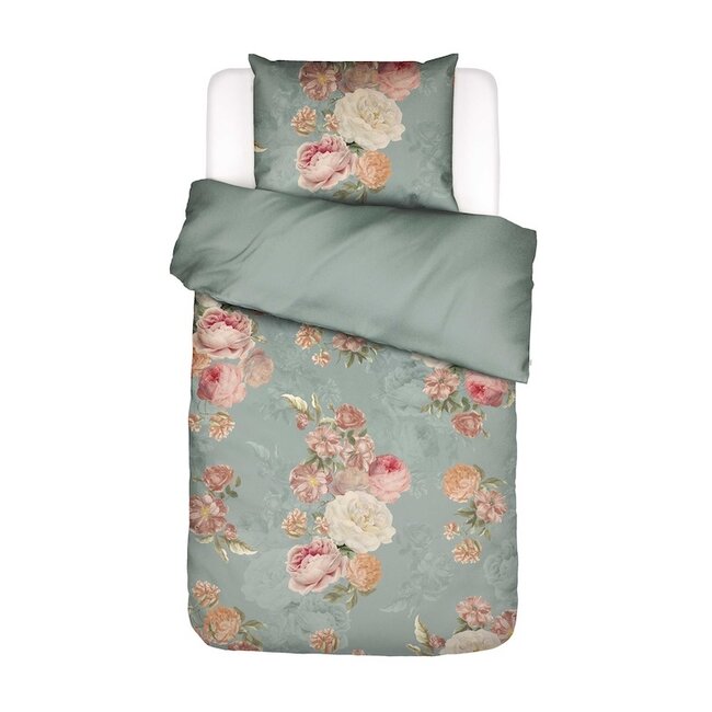 Essenza Orianna Dusty teal dekbedovertrek