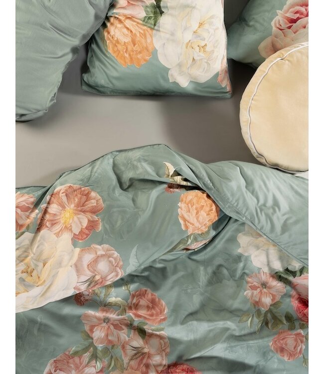 Essenza Orianna Dusty teal dekbedovertrek