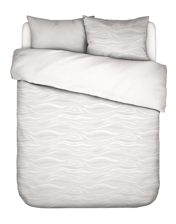Essenza Neve White dekbedovertrek
