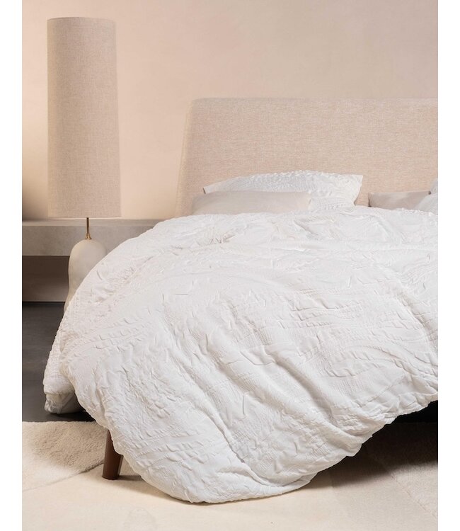 Essenza Neve White dekbedovertrek