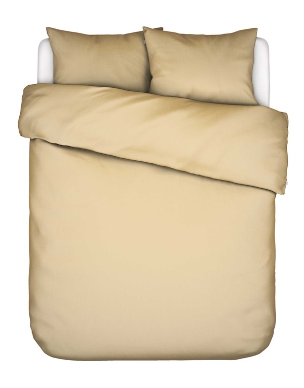 Essenza Minte Yellow straw dekbedovertrek