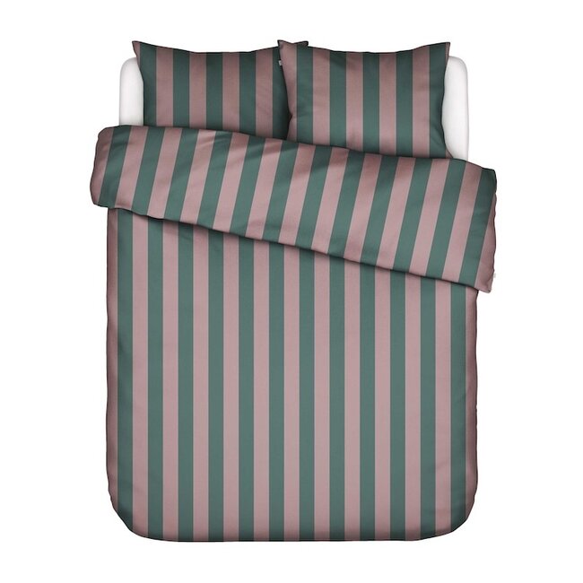 Minte Stripe Dark teal, woodrose