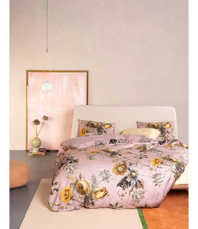 Essenza Florean Blush pink dekbedovertrek