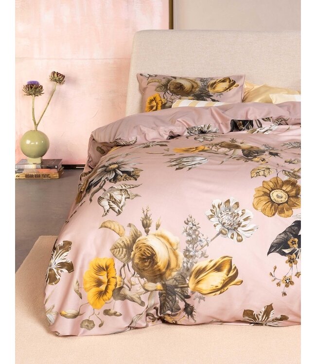 Essenza Florean Blush pink dekbedovertrek