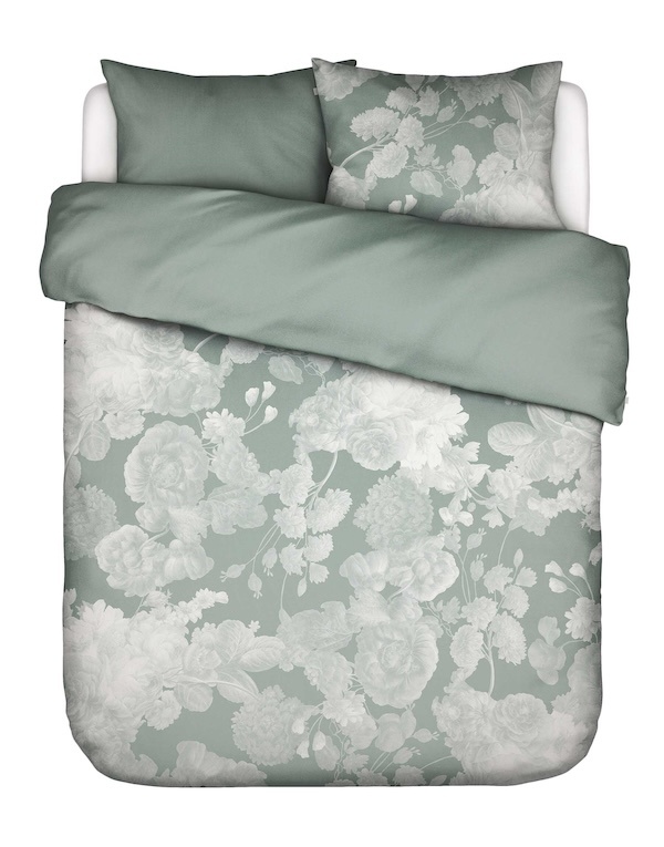 Essenza Eunice Dusty teal dekbedovertrek