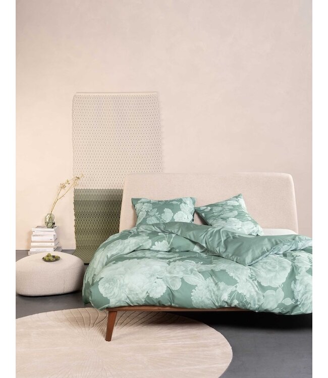 Essenza Eunice Dusty teal dekbedovertrek