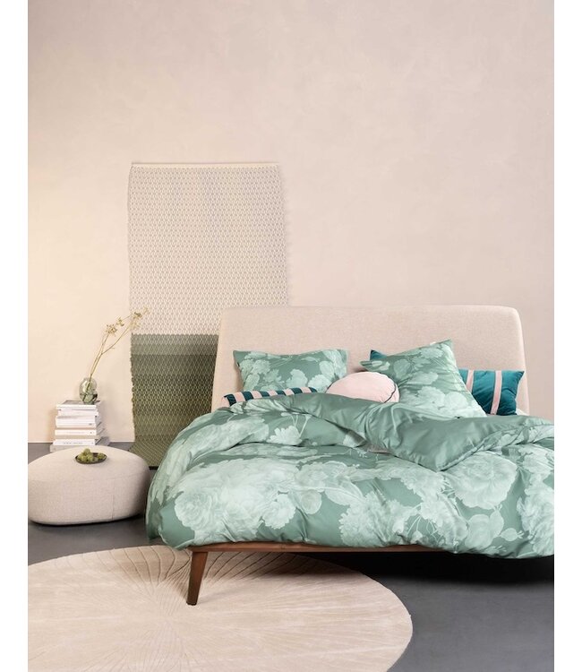 Essenza Eunice Dusty teal dekbedovertrek