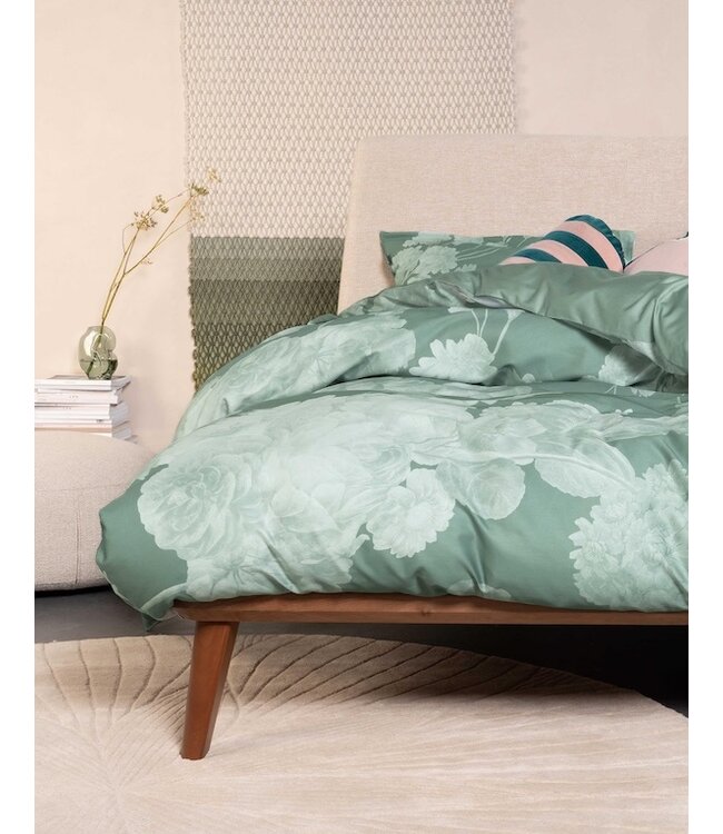 Essenza Eunice Dusty teal dekbedovertrek